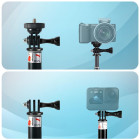 Tech-Protect GA100 Monopad & Selfie Stick  για GoPro/DJI (Μαύρο)
