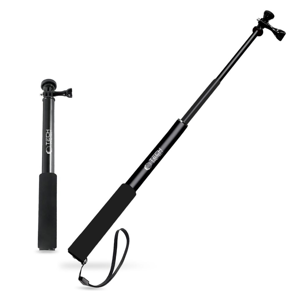 Tech-Protect GA100 Monopad & Selfie Stick  για GoPro/DJI (Μαύρο)