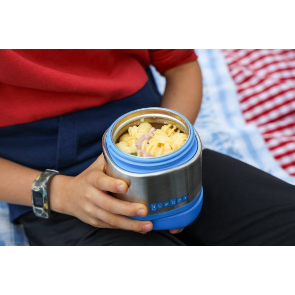 Yumbox Cubi Θερμός Φαγητού με Εύκολο Άνοιγμα 295 ml (Surf Blue)