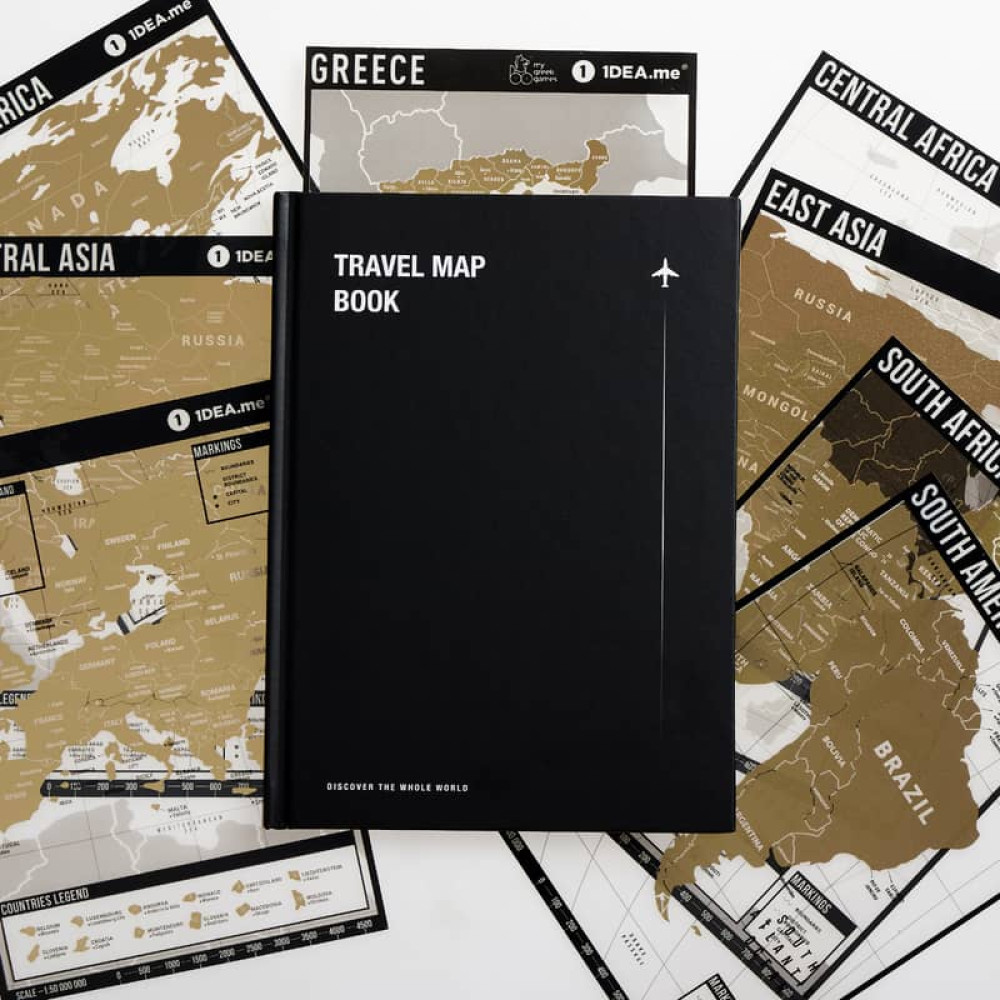 1Dea.me Travel planner, Travel Map Book