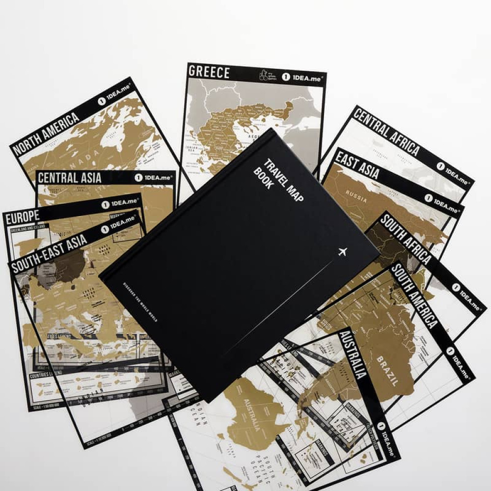 1Dea.me Travel planner, Travel Map Book