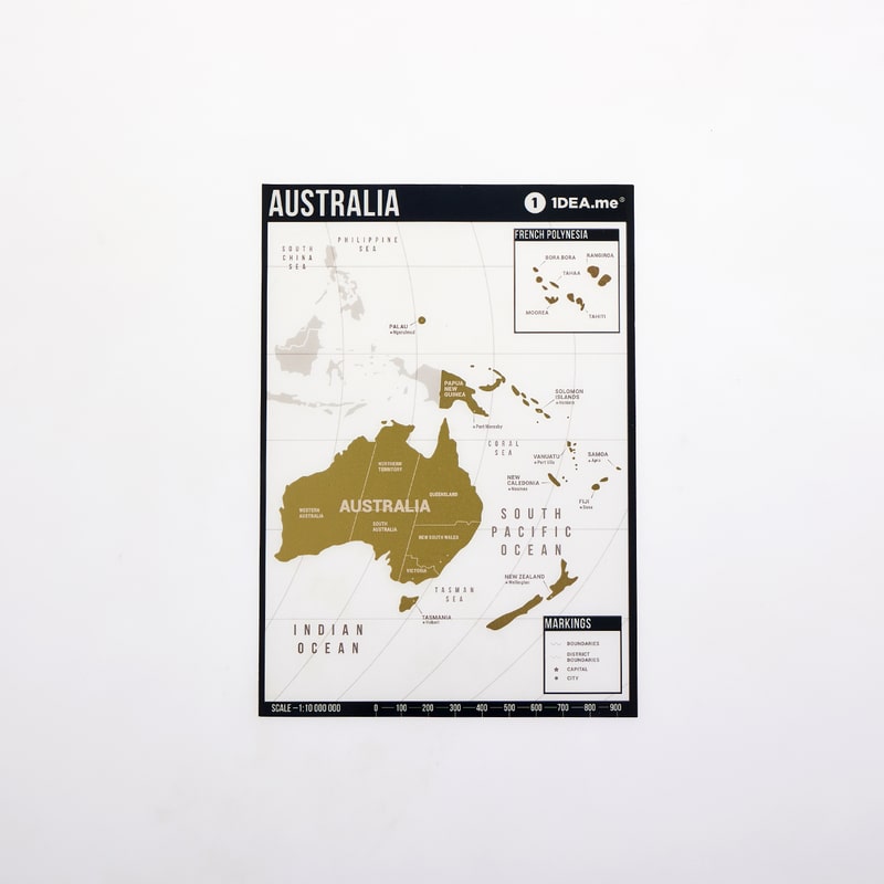 1Dea.me Travel planner, Travel Map Book