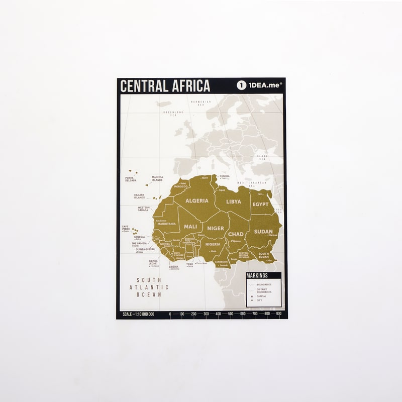 1Dea.me Travel planner, Travel Map Book