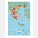 1Dea.me Scratch Map Χάρτης της Ελλάδας