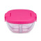 Yumbox Snack Bowl Φαγητοδοχείο με 3 χωρίσματα (Raspberry Pink)