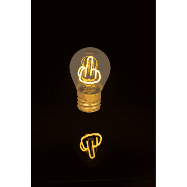 Επαναφορτιζόμενο Φωτιστικό σε σχήμα Λαμπτήρα Middle Finger (12 x 7 cm)