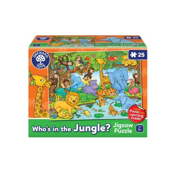 Orchard Toys Who's in the Jungle Παζλ 3+ Ετών