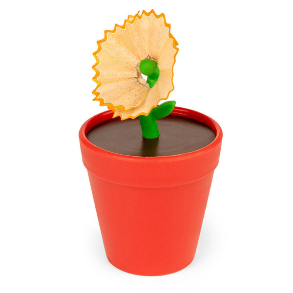Kikkerland Flower Pot Pencil Sharpener - Ξύστρα σε σχήμα λουλούδι