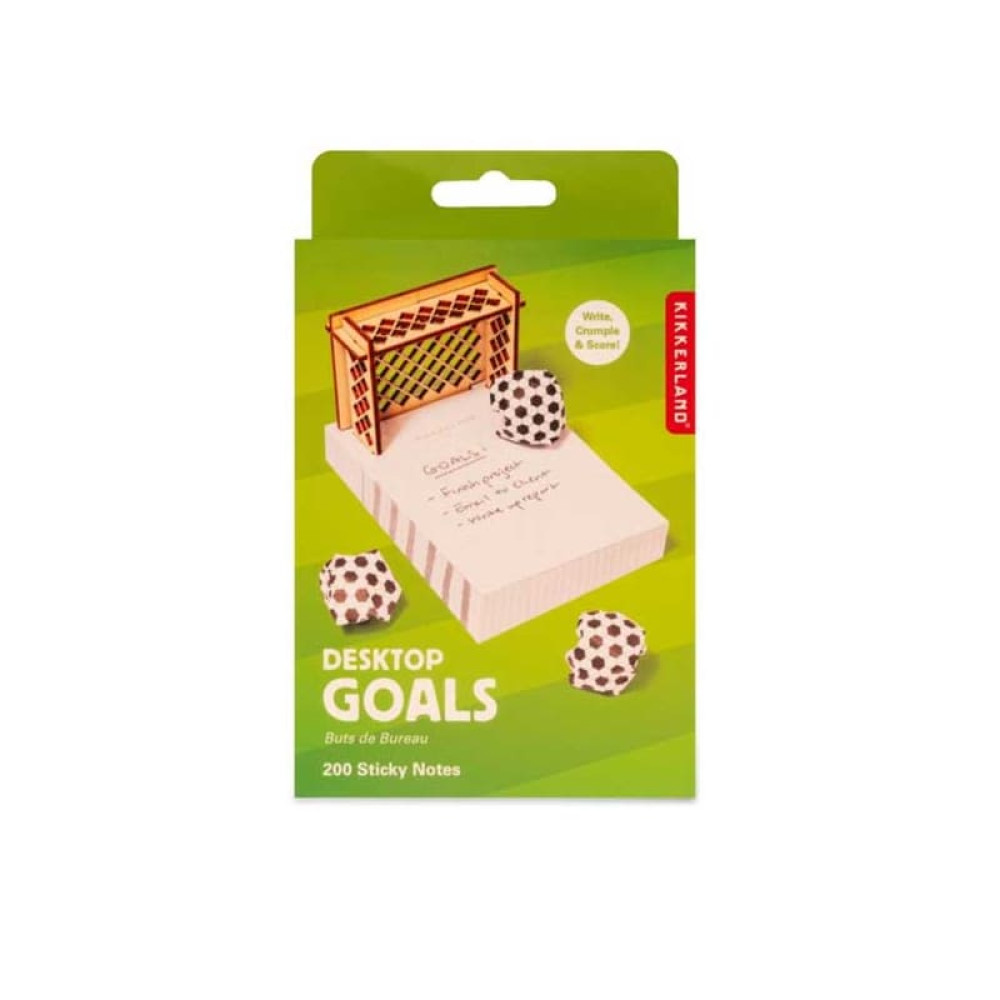 Kikkerland Desktop Soccer/football Goals - Αυτοκόλλητα Χαρτάκια Σημειώσεων