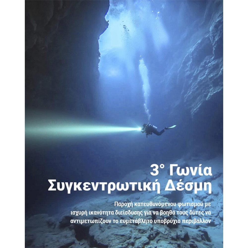 Nitecore DL30 Φακός Κατάδυσης Led 1100lm, IP68-100m Submersible (Μαύρο)