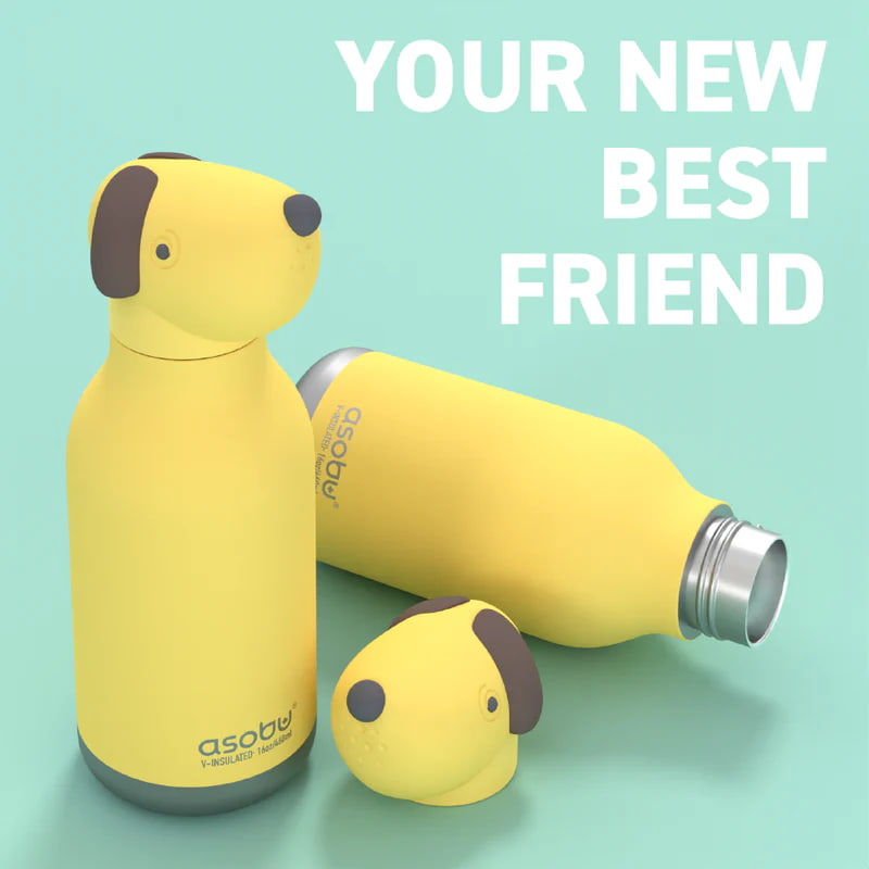Asobu Bestie Bottle Ανοξείδωτο Μπουκάλι Θερμός 460ml (Σκύλος)