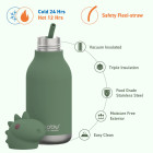 Asobu Bestie Bottle Ανοξείδωτο Μπουκάλι Θερμός 460ml (Δεινόσαυρος)