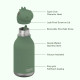 Asobu Bestie Bottle Ανοξείδωτο Μπουκάλι Θερμός 460ml (Δεινόσαυρος)