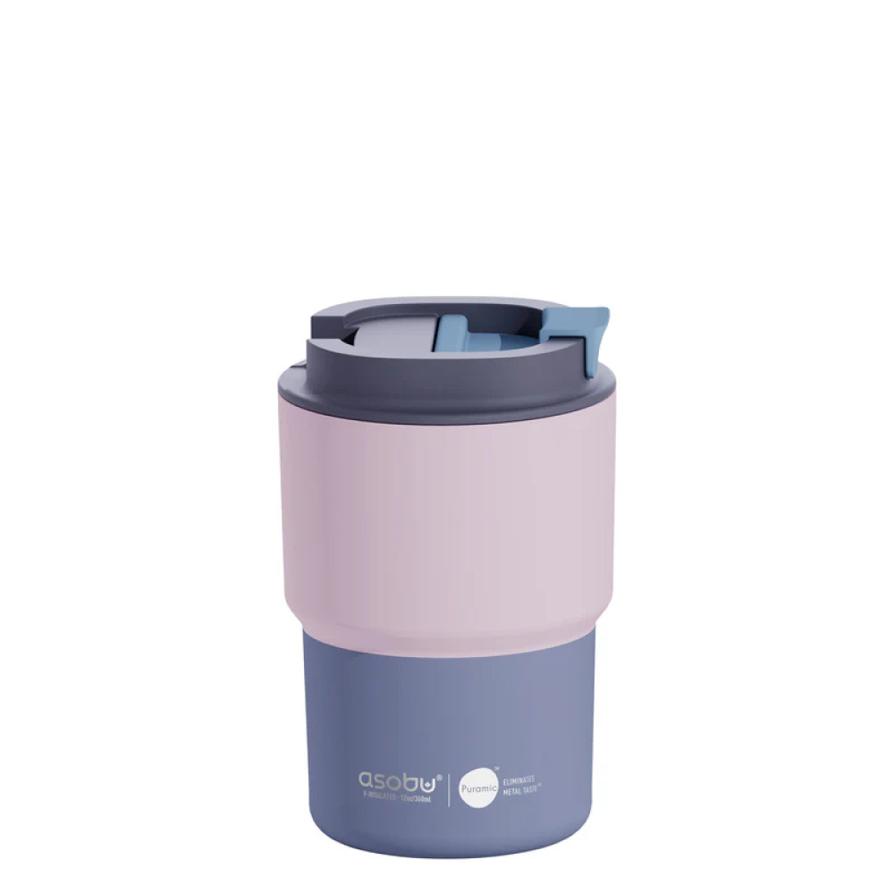 Asobu Coffee Express Special Edition Ανοξείδωτο Ποτήρι Θερμός 360ml (Pastel Pink)
