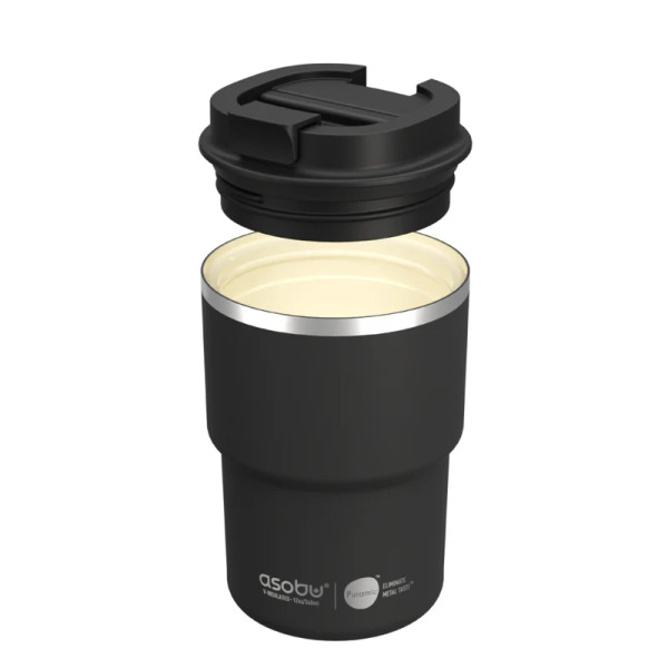 Asobu Coffee Express Special Edition Ανοξείδωτο Ποτήρι Θερμός 360ml (Black)