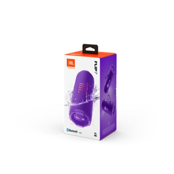 JBL Flip 7, Bluetooth Ηχείο, Αδιάβροχο IP68, Auracast, 35W (Purple)