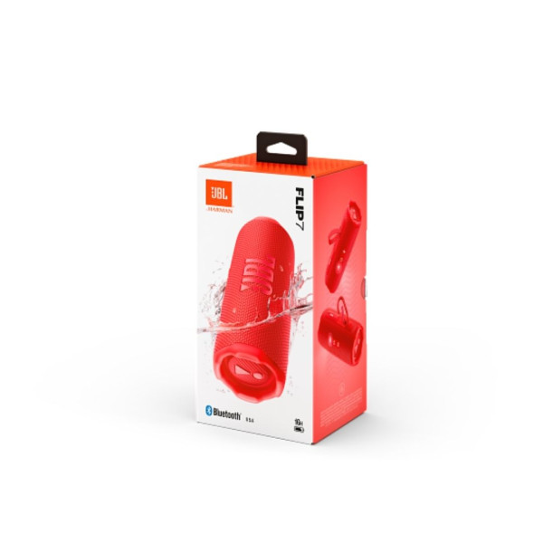JBL Flip 7, Bluetooth Ηχείο, Αδιάβροχο IP68, Auracast, 35W (Κόκκινο)
