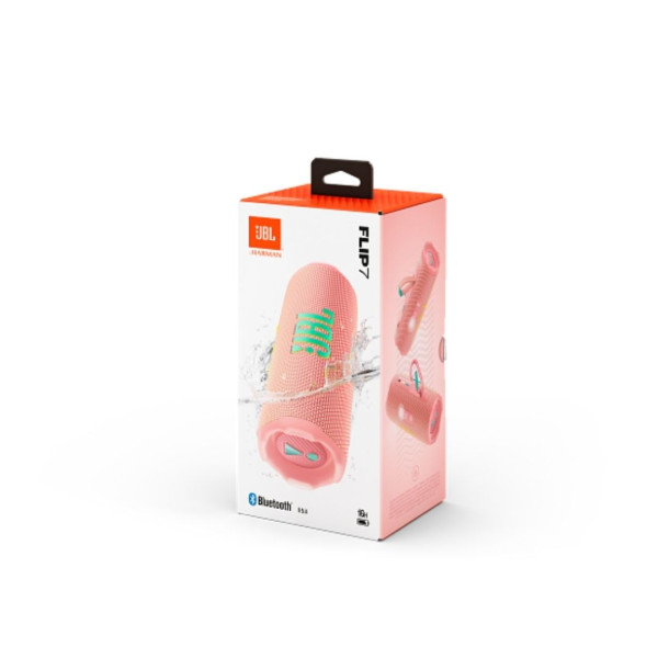 JBL Flip 7, Bluetooth Ηχείο, Αδιάβροχο IP68, Auracast, 35W (Pink)