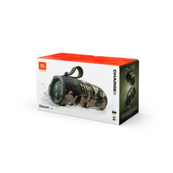 JBL Charge 6, Bluetooth Ηχείο, Αδιάβροχο IP67, Powerbank, Auracast, 40W (Squad)