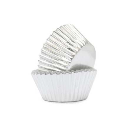 Scrap Cooking Θήκες για Cupcake σε Χρώμα Ασημί (48 τεμ)