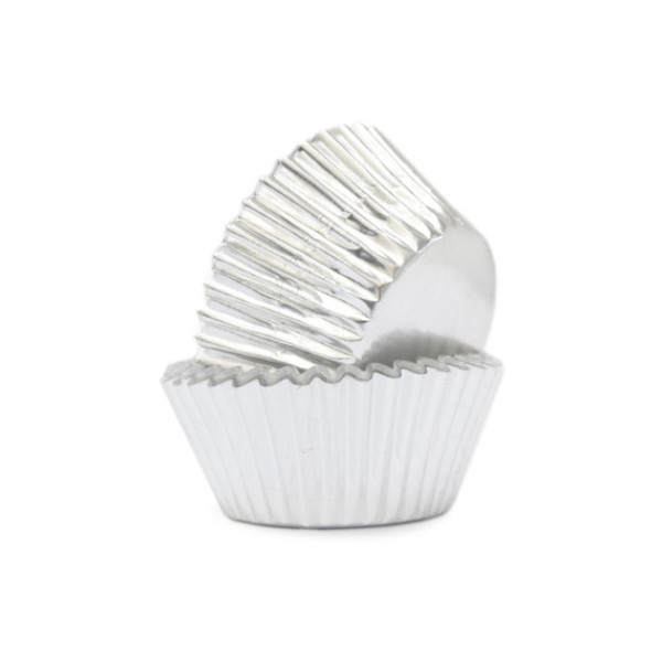 Scrap Cooking Θήκες για Cupcake σε Χρώμα Ασημί (48 τεμ)