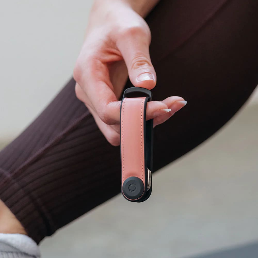 OrbitKey Hybrid Leather Key Organiser Κλειδοθήκη Μπρελόκ (Pastel Pink)