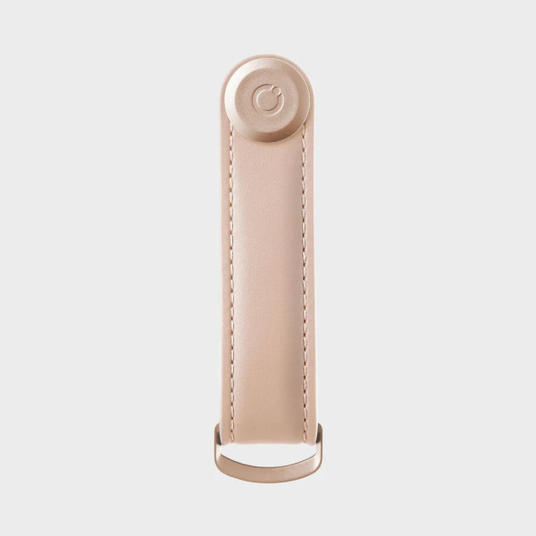 OrbitKey Leather Key Organiser Κλειδοθήκη Μπρελόκ (Blush / Blush Stitching)