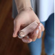 OrbitKey Leather Key Organiser Κλειδοθήκη Μπρελόκ (Blush / Blush Stitching)