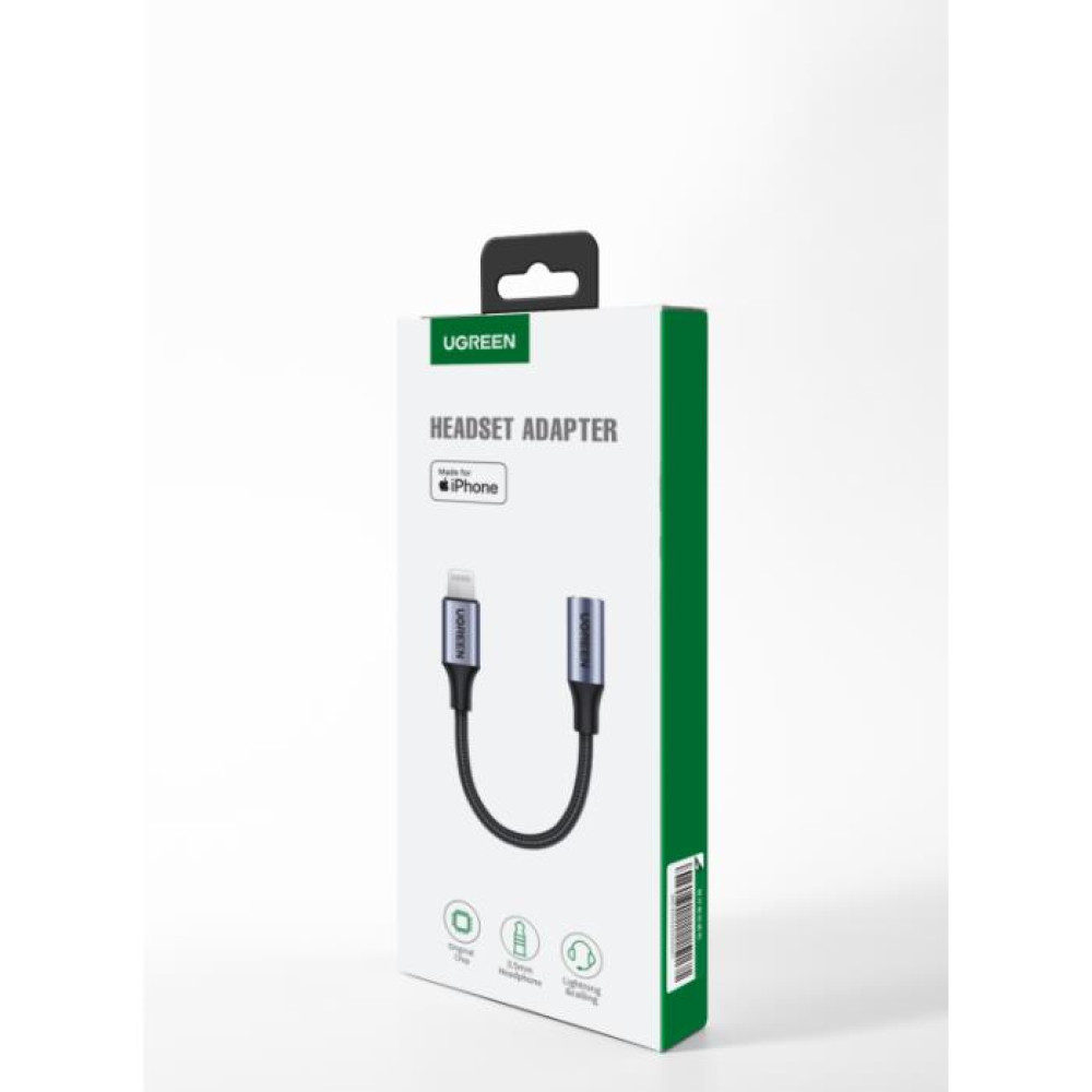 UGreen US211/30756 Adaptor Lightning MFI σε 3.5/F 10cm
