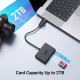 Ugreen Card Reader CM812/45167 TYPE-C/USB 3.0 σε TF/SD 3.0 + 2xUSB-A 3.0