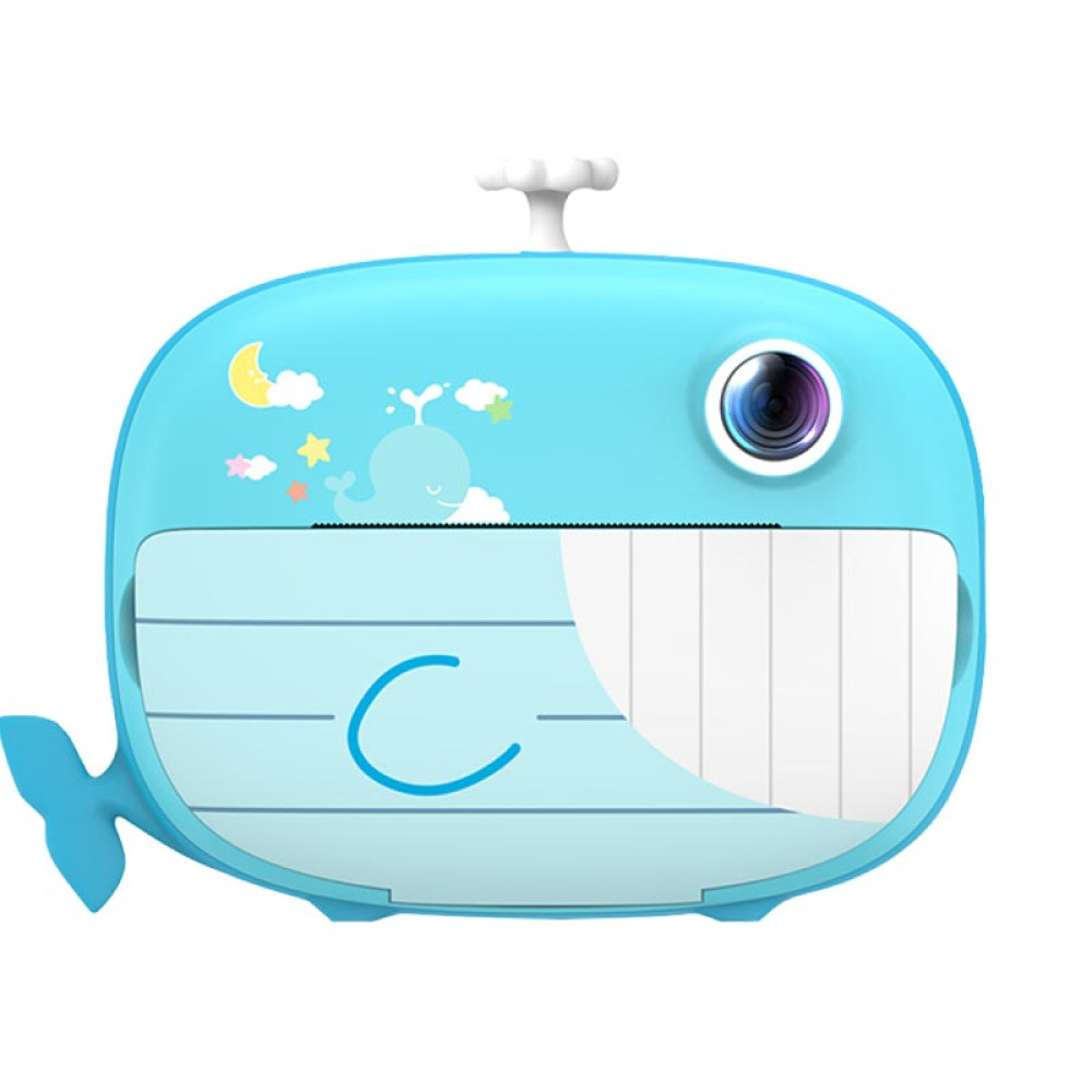 Kiddoboo FotoFun 2 Παιδική Φωτογραφική Μηχανή με εκτυπωτή (Whale Blue)