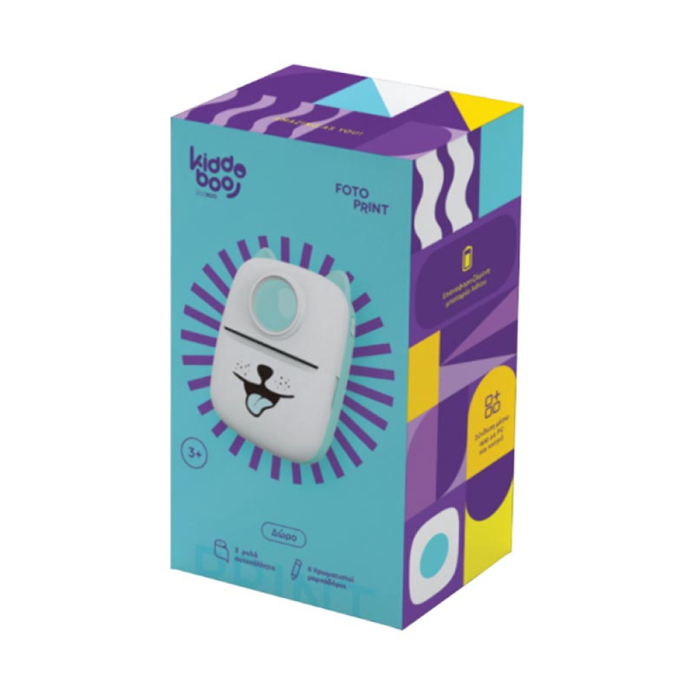 Kiddoboo FotoPrint Θερμικός Εκτυπωτής Φωτογραφιών (White)