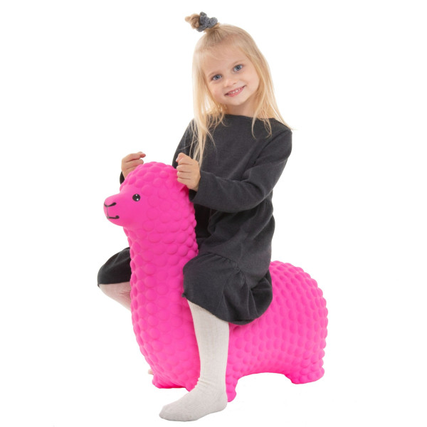 Jumpy Φουσκωτά ζωάκια Αλπακά (ροζ)