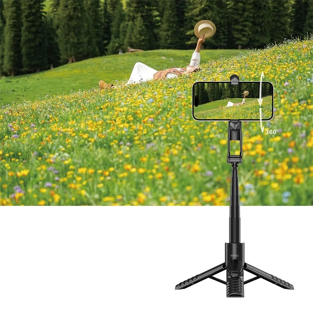 Wiwu Wi-SE014 Magnetic Selfie Stick (Μαύρο)