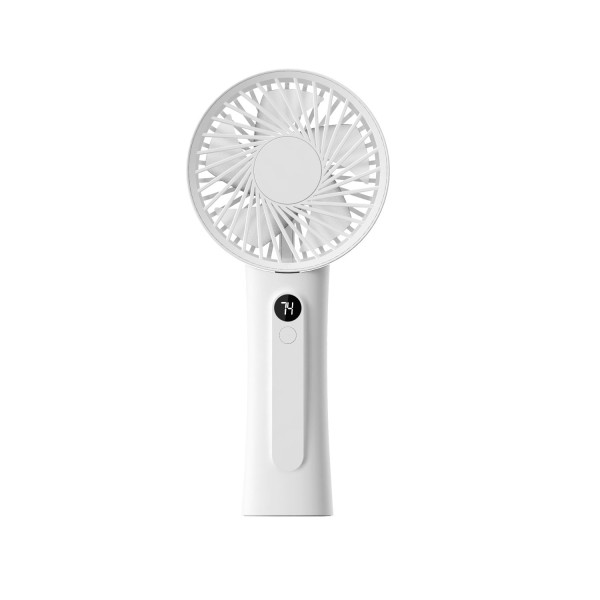 Επαναφορτιζόμενο Ανεμιστηράκι Χειρός - Portable fold fan HX-176 (Λευκό)
