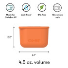 OmieBox UP Σετ Ντιπάκια 2 τμχ (Blue/Orange)