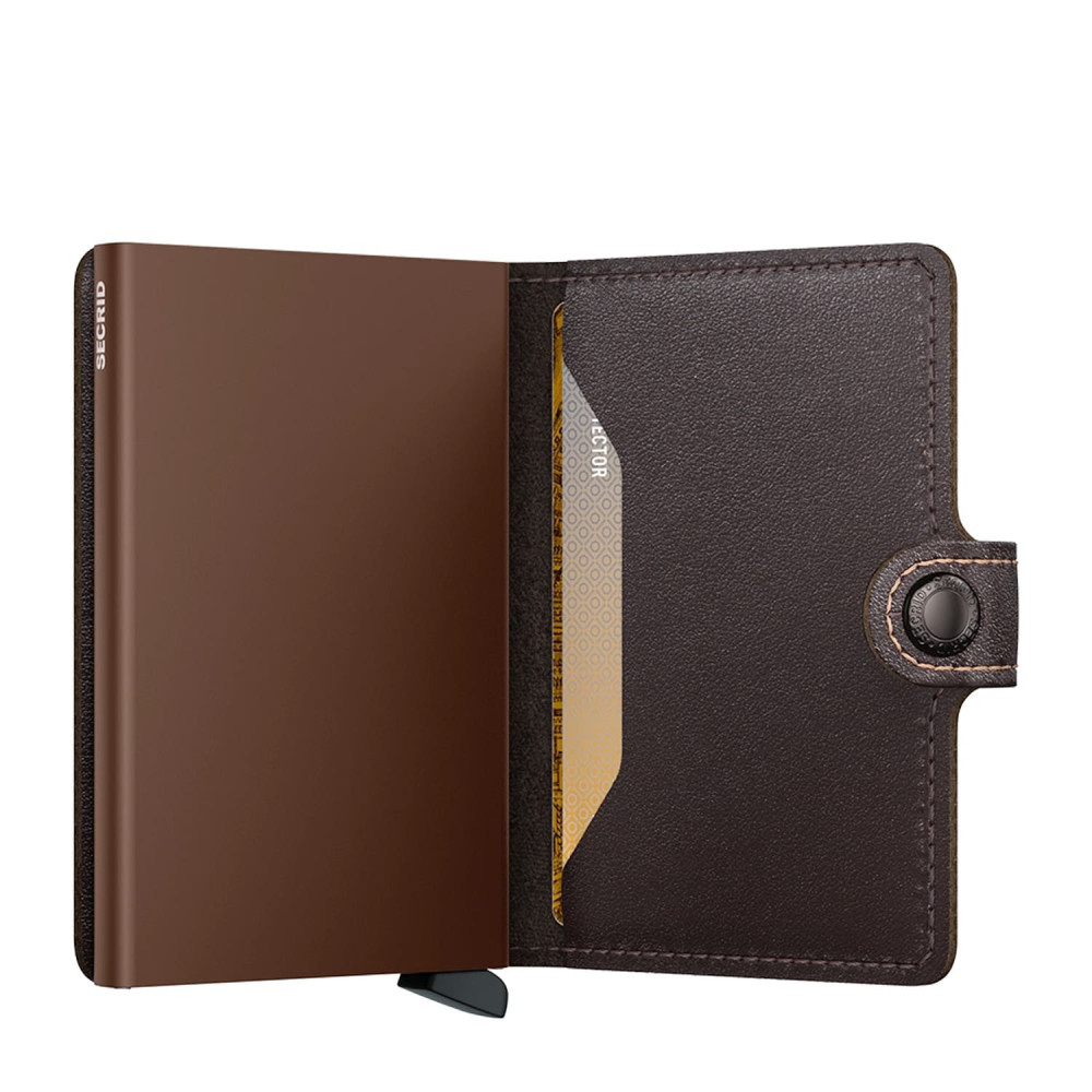 Secrid Miniwallet Πορτοφόλι Original (Chocolate)