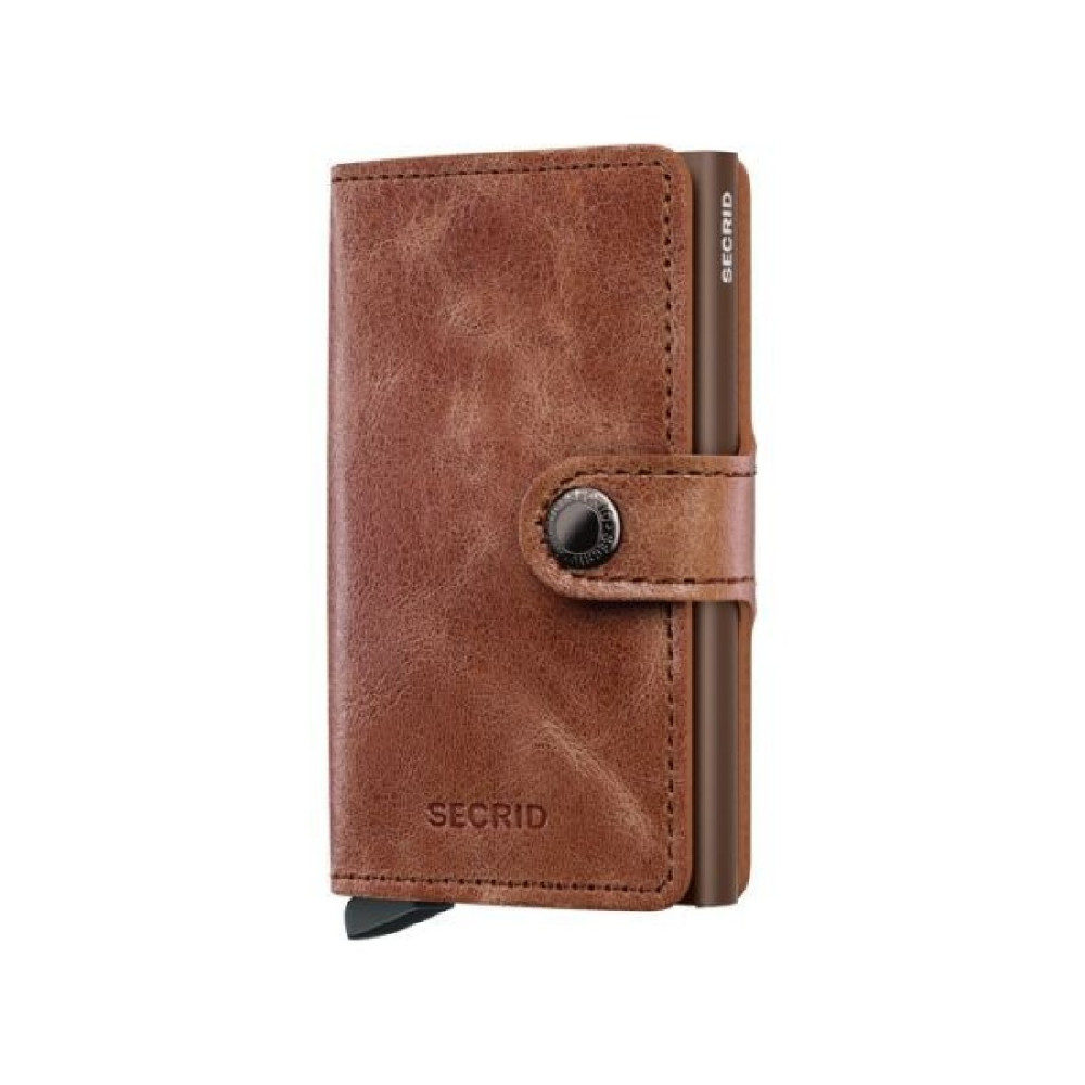 Secrid Miniwallet Πορτοφόλι Vintage (Cognac-Brown)