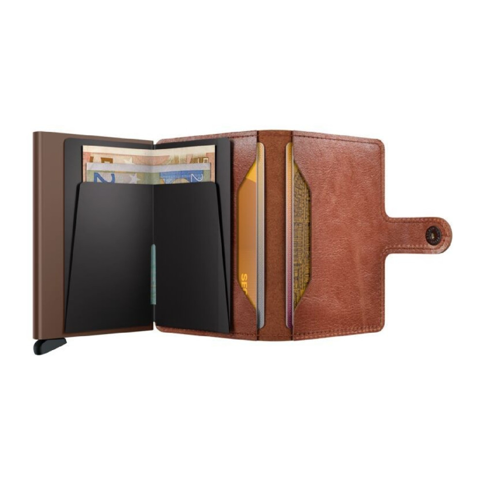 Secrid Miniwallet Πορτοφόλι Vintage (Cognac-Brown)