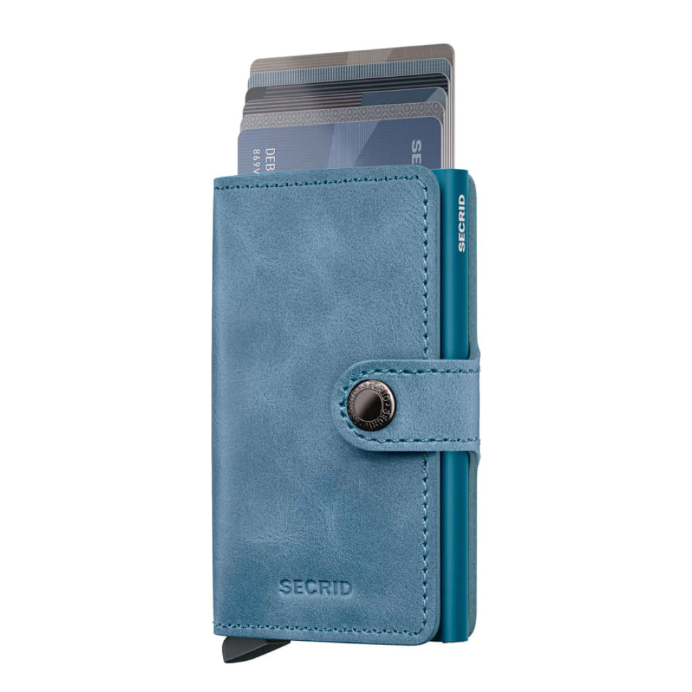 Secrid Miniwallet Πορτοφόλι Vintage (Teal)