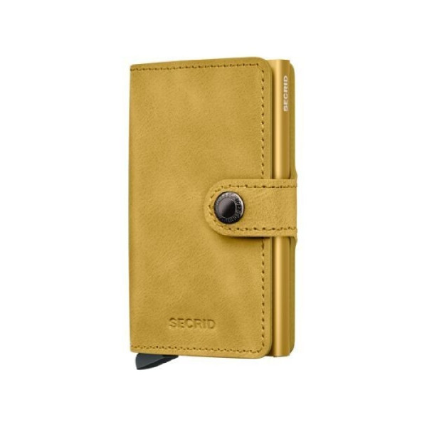 Secrid Miniwallet Πορτοφόλι Vintage (Yellow)