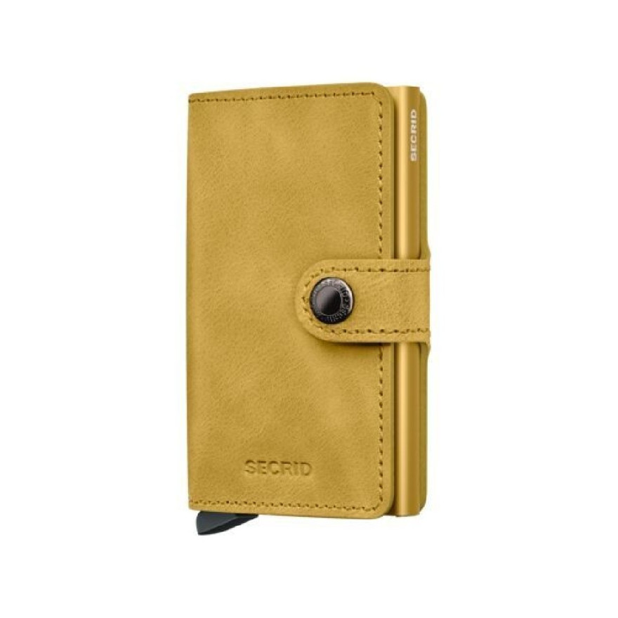 Secrid Miniwallet Πορτοφόλι Vintage (Yellow)