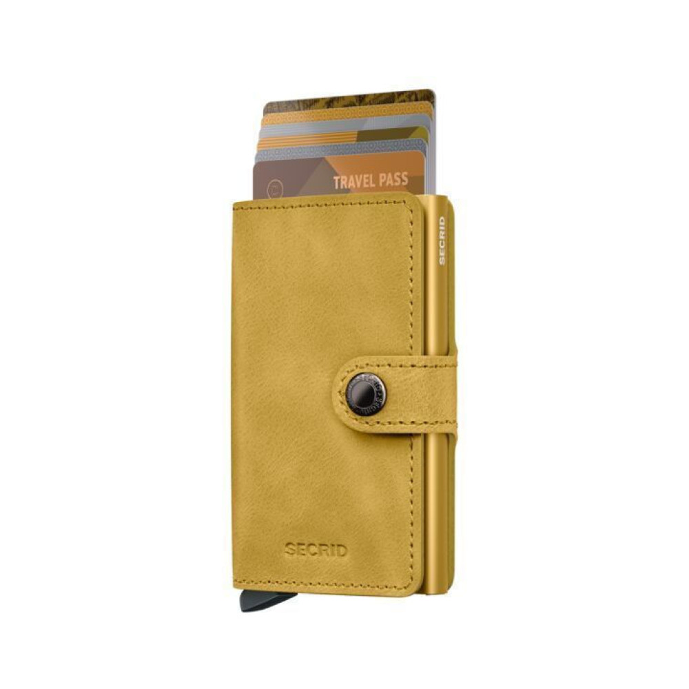 Secrid Miniwallet Πορτοφόλι Vintage (Yellow)