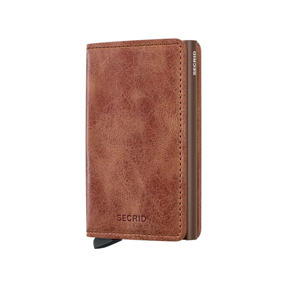 Secrid Slimwallet Πορτοφόλι Vintage (Cognac-Brown)