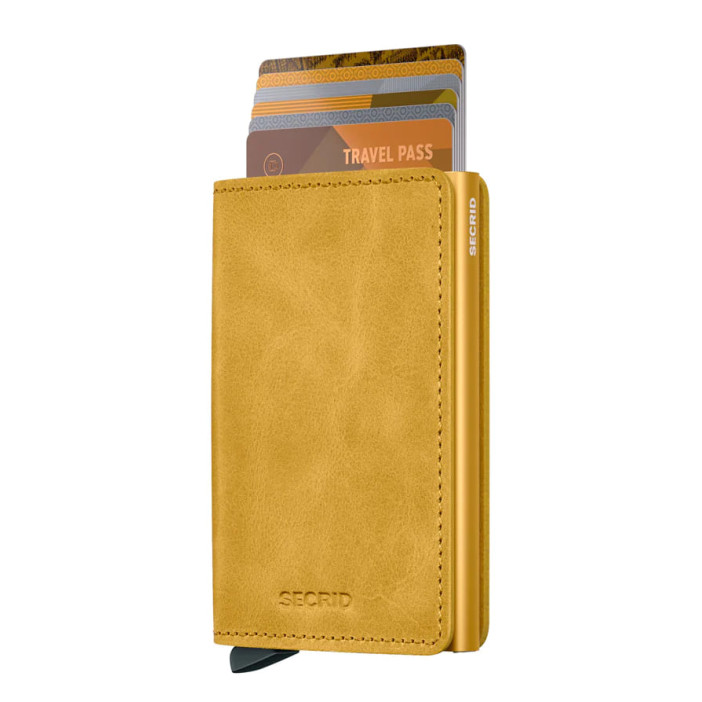 Secrid Slimwallet Πορτοφόλι Vintage (Yellow)