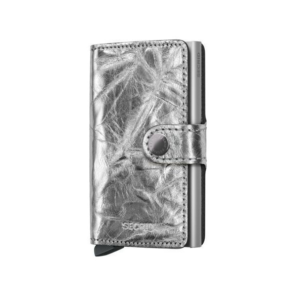 Secrid Miniwallet Πορτοφόλι Crunch (Silver)