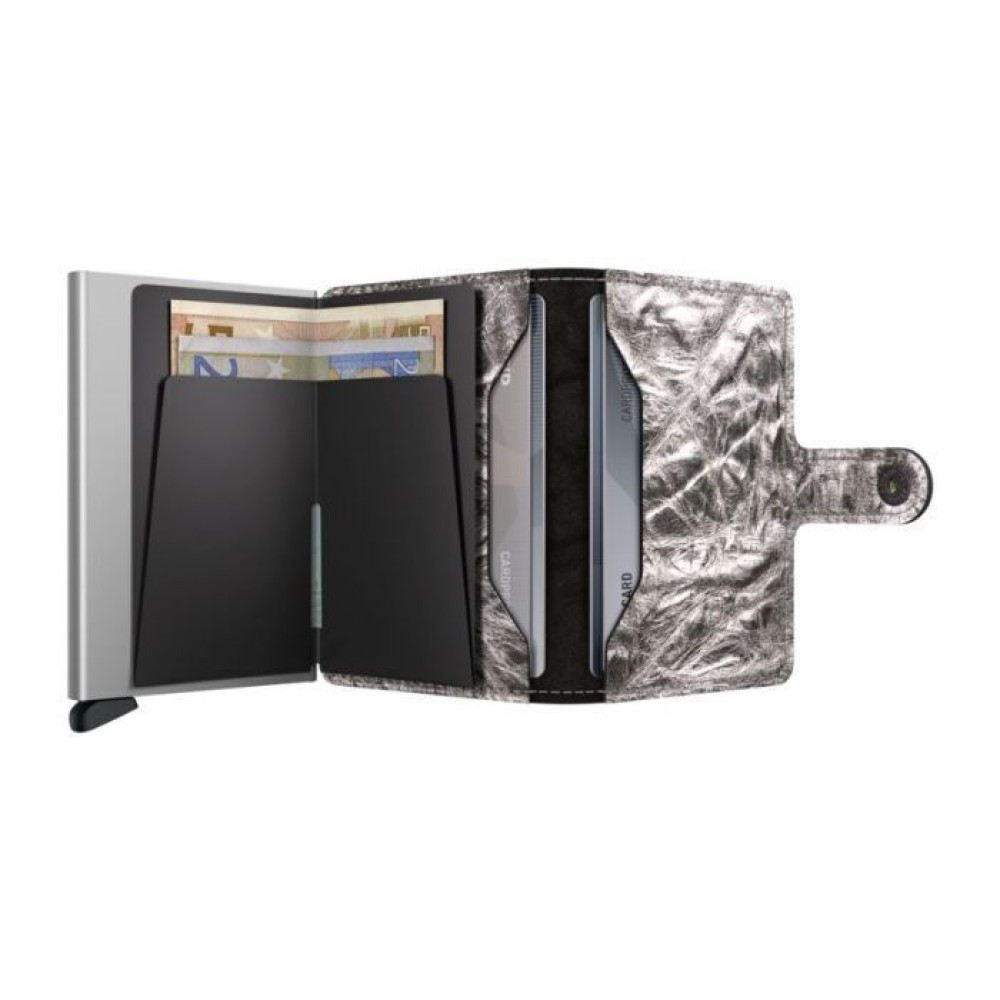 Secrid Miniwallet Πορτοφόλι Crunch (Silver)