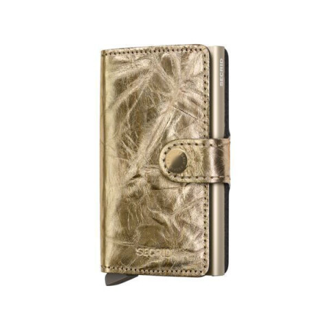 Secrid Miniwallet Πορτοφόλι Crunch (Gold)