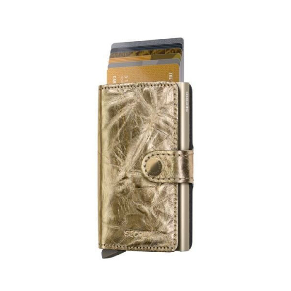 Secrid Miniwallet Πορτοφόλι Crunch (Gold)