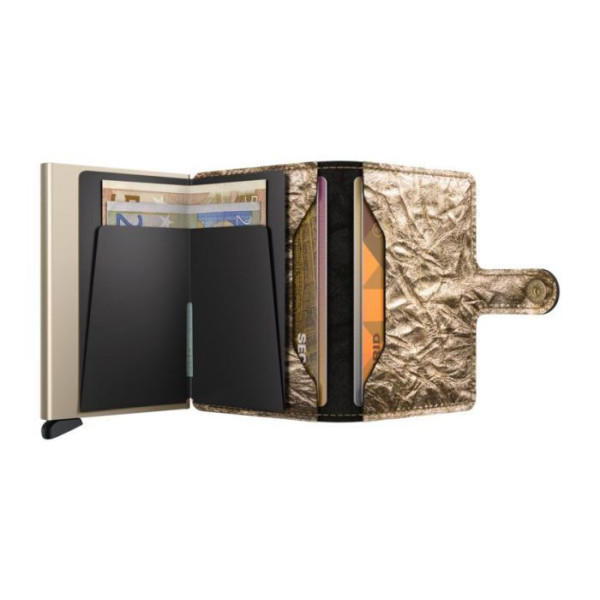 Secrid Miniwallet Πορτοφόλι Crunch (Gold)